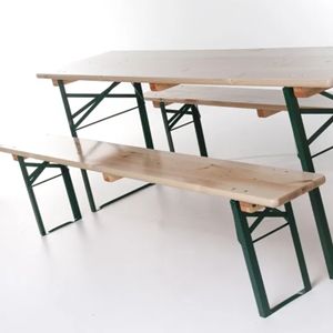 partytafel incl. 2 banken 220cm